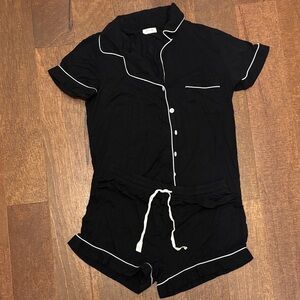 bamboo button down pajama set